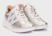 Load image into Gallery viewer, Wonders Silver Wedge Trainers E-6770