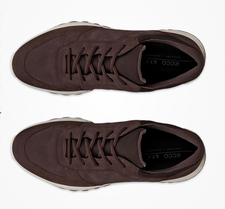 Ecco Exostride Mens Brown Trainers 835304 02178