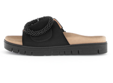 Load image into Gallery viewer, Gabor Mule Sandal Black slip on 83.745.17