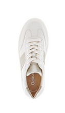 Load image into Gallery viewer, Gabor Platform Gumsole Trainer White Gold 83.350.20