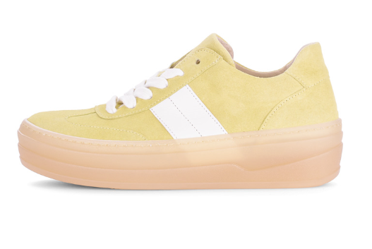 Gabor Platform Gumsole Trainer Soft Yellow 83.350.19