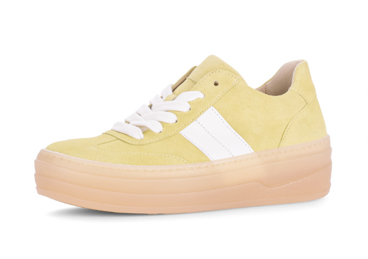 Gabor Platform Gumsole Trainer Soft Yellow 83.350.19
