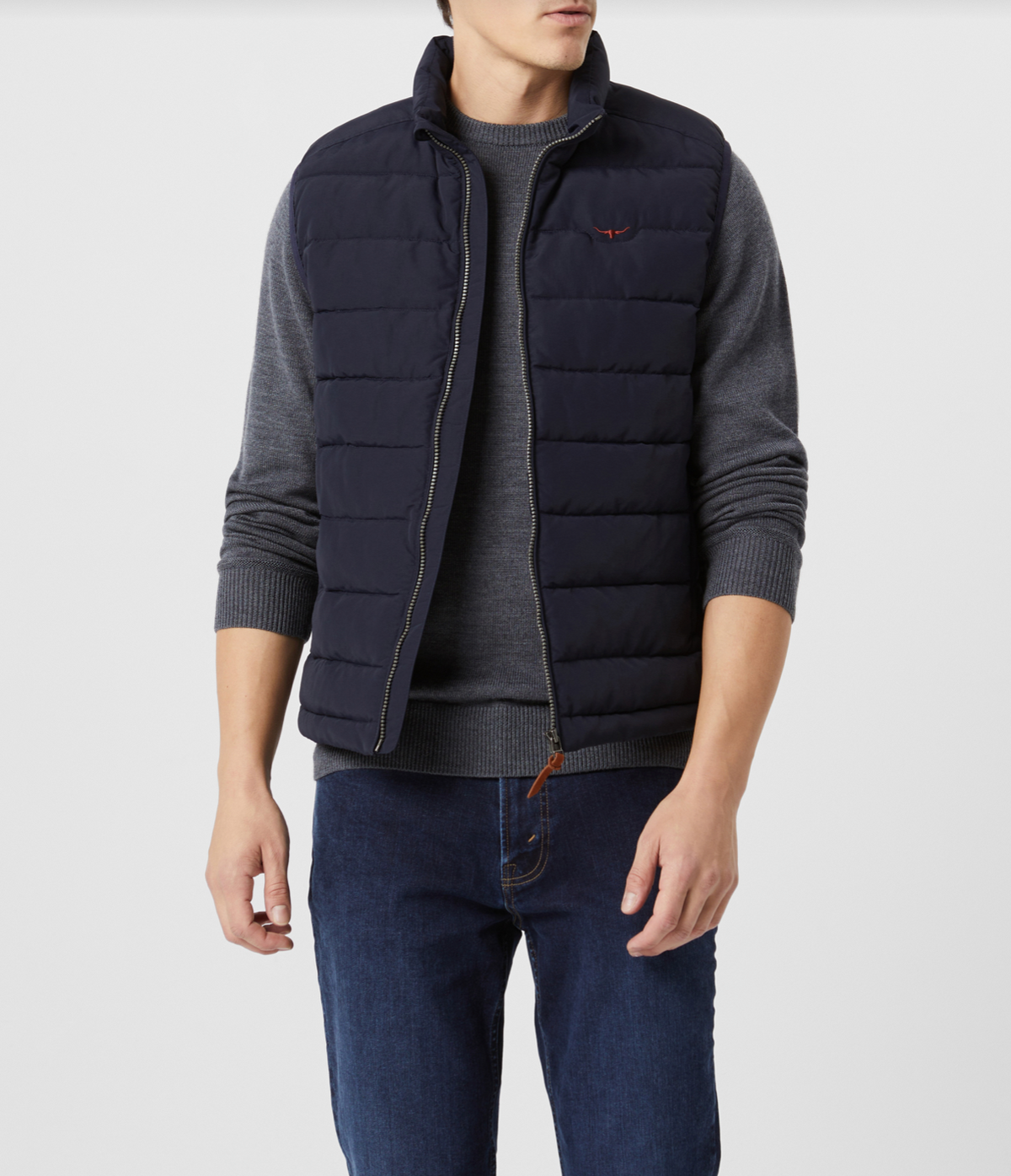 Rm Williams Rydal Navy Gilet JV235NN 45