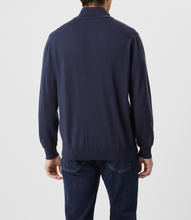 Load image into Gallery viewer, RM Williams Ernest Navy Zip Jumper KZ200WQ
