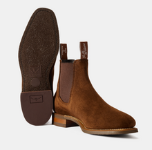 Load image into Gallery viewer, RM Williams Dark Cedar Suede Boot B543S