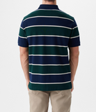 RM Williams Striped Polo Navy Green KP210QSZ