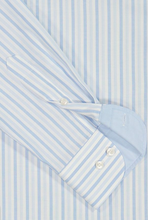 Load image into Gallery viewer, Paul Shark Blue Stripe Shirt 26413122 vc5