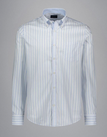 Paul Shark Blue Stripe Shirt 26413122 vc5