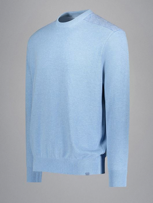 Paul Shark Allure Blue Crew Knit 26411505 363