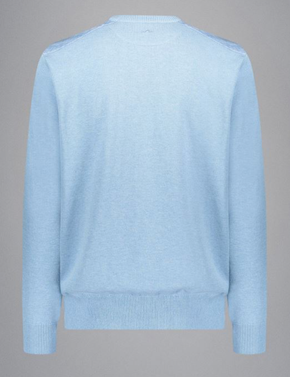 Paul Shark Allure Blue Crew Knit 26411505 363