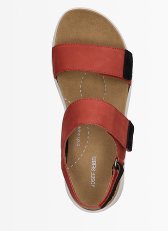 Josef Seibel Red Sandals Estelle 04