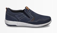 Load image into Gallery viewer, Josef Seibel Navy Slip On Shoes Enrico 04