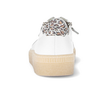 Load image into Gallery viewer, Gabor White Trainers with Leopard Heel 83.334.29
