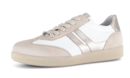 Gabor White Beige Two Tone Trainers 83.300.12