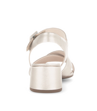 Load image into Gallery viewer, Gabor Gold Heel Sandals 82.913 82