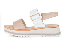 Load image into Gallery viewer, Gabor White Rose Sandals 82.744.58