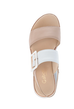 Load image into Gallery viewer, Gabor White Rose Sandals 82.744.58