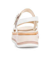 Load image into Gallery viewer, Gabor White Twist Leather Sandals 82.744.60