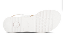 Load image into Gallery viewer, Gabor White Twist Leather Sandals 82.744.60