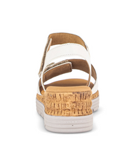 Load image into Gallery viewer, Gabor Cream Wedge Sandals 82.700.52