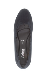 Gabor Dark Blue Block Heel Pumps 82.221.46