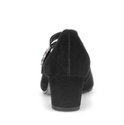 Gabor Black Suede Heel Shoe 82.212.47