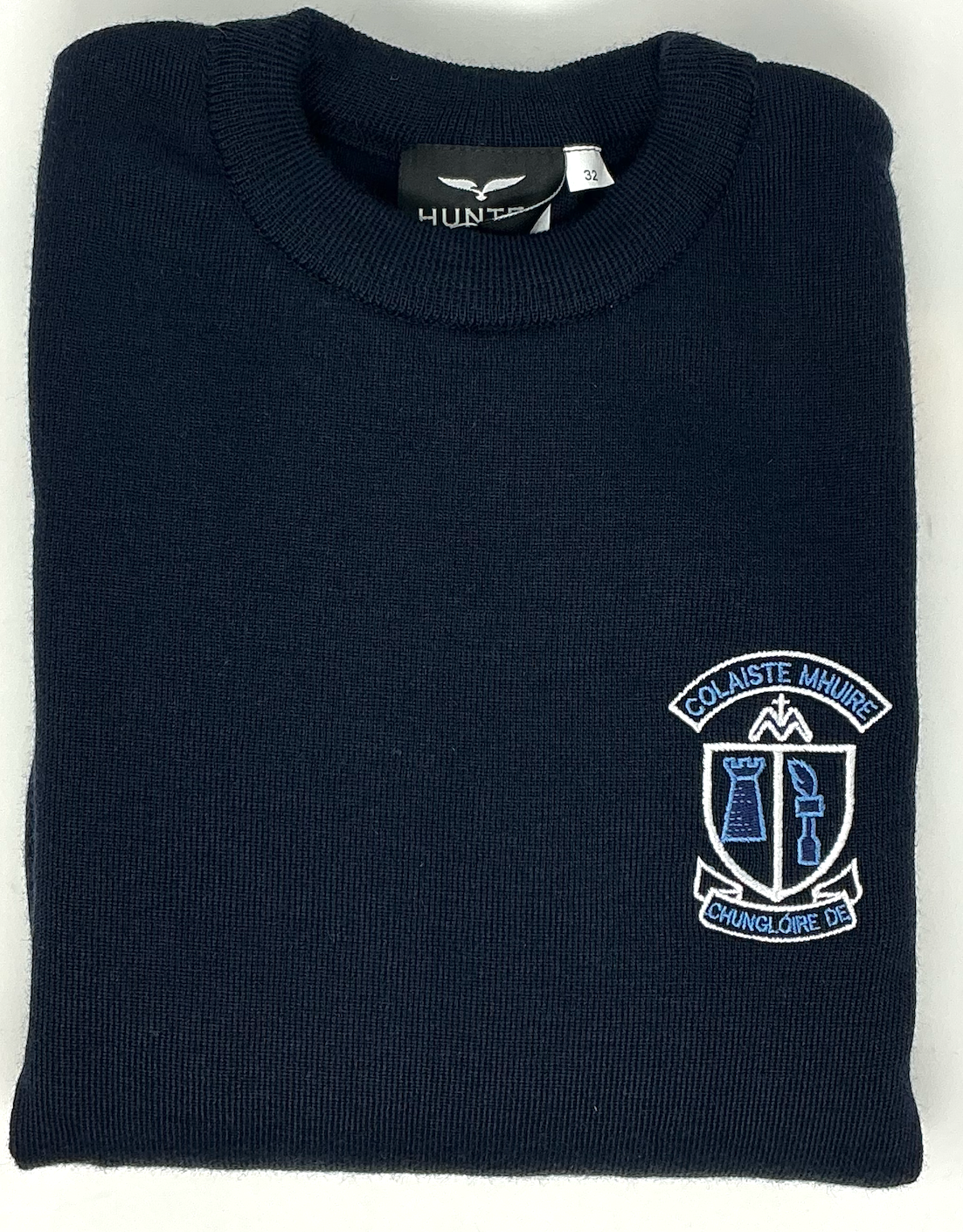 Ballygar Navy Crested School Jumper