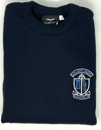 Ballygar Navy Crested School Jumper