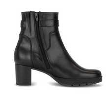 Load image into Gallery viewer, Gabor Black Leather Ankle Boot 8030.02 003