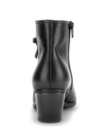 Gabor Black Leather Boots 8029.01 002