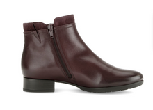 Load image into Gallery viewer, Gabor Low Block Heel Burgundy H Fit Boots 8031.02 005