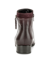 Load image into Gallery viewer, Gabor Low Block Heel Burgundy H Fit Boots 8031.02 005