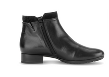 Load image into Gallery viewer, Gabor Low Block Heel Black H Fit Boots 8031.02 001