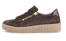 Load image into Gallery viewer, Gabor Brown Suede Platform Trainers 6010.02 005