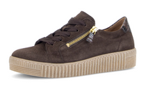 Load image into Gallery viewer, Gabor Brown Suede Platform Trainers 6010.02 005