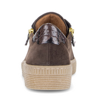 Load image into Gallery viewer, Gabor Brown Suede Platform Trainers 6010.02 005