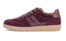 Load image into Gallery viewer, Gabor Burgundy Lace Up Trainers 6011.01 002