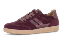 Load image into Gallery viewer, Gabor Burgundy Lace Up Trainers 6011.01 002