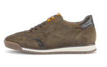 Load image into Gallery viewer, Gabor Olive Suede Trainers 6025.02 004