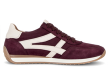 Load image into Gallery viewer, Gabor Mulberry Burgundy Suede H Fit Trainers 6032.01 004