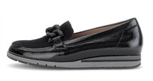 Load image into Gallery viewer, Gabor Black Patent Loafer 4004.01 003