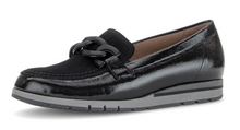 Load image into Gallery viewer, Gabor Black Patent Loafer 4004.01 003