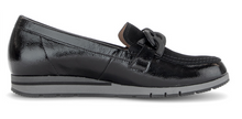 Load image into Gallery viewer, Gabor Black Patent Loafer 4004.01 003