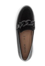 Load image into Gallery viewer, Gabor Black Patent Loafer 4004.01 003