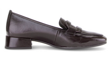 Load image into Gallery viewer, Gabor Mocca Brown Patent Heel Loafer 4002.01 002