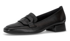 Gabor Black Leather Heel Loafer 4002.01 012