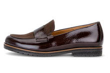 Load image into Gallery viewer, Gabor Mocca Brown Patent Loafer 4005.01 009