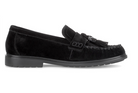 Gabor Black Suede Loafer 4009.02 001