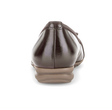 Load image into Gallery viewer, Gabor Mocca Brown Leather Ballerina Pumps 3012.01 003