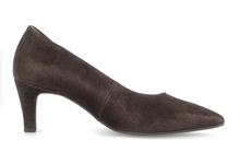 Load image into Gallery viewer, Gabor Pointed Toe Mocca Brown Suede Court Shoe 3014.01 005